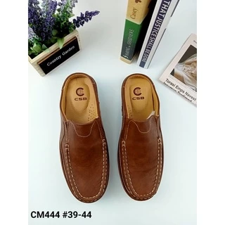 CM444รองเท้าหนังเปิดส้นกึ่งลำลองผู้ชายพื้นหนามี3สีไซส์39-45