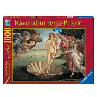 (ลดราคากล่องบุบ) จิ๊กซอว์ Ravensburger - The birth of Venus  1000 piece  (ของแท้  มีสินค้าพร้อมส่ง)