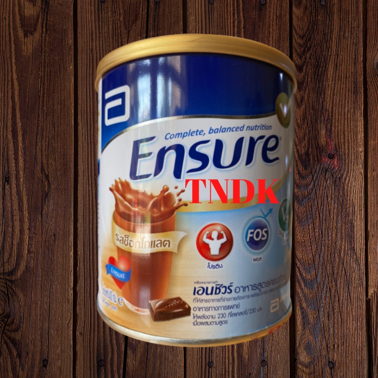 [สูตรใหม่]Ensure Gold Chocolate 380g เอนชัวร์ ช็อกโกแลต 380 กรัม 1 กระป๋อง 1 Tin อาหารเสริมสูตรครบถ้วน สำหรับผู้ใหญ่