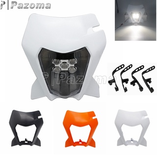 PA LED Enduro Motocross XE Dual Sport Dirt Bike Supermoto Head Light สำหรับ EXC XC-W EXC-F ด้านหน้า Light