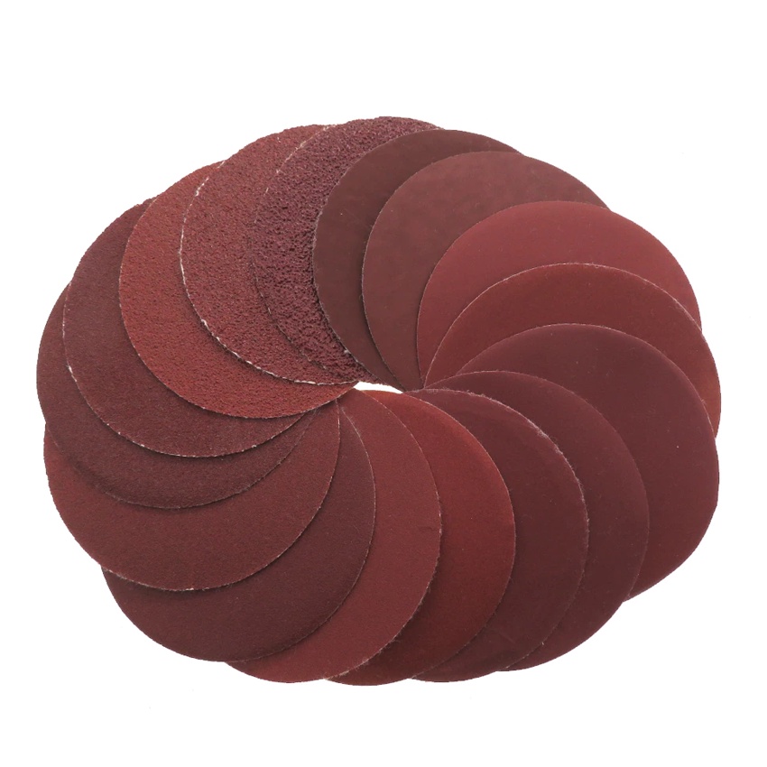 กระดาษทรายกลม กระดาษทรายตีนตุ๊กแก หลังสักหลาด 4 นิ้ว 100 mm (แพคละ 10 แผ่น ) - รูปที่ 2