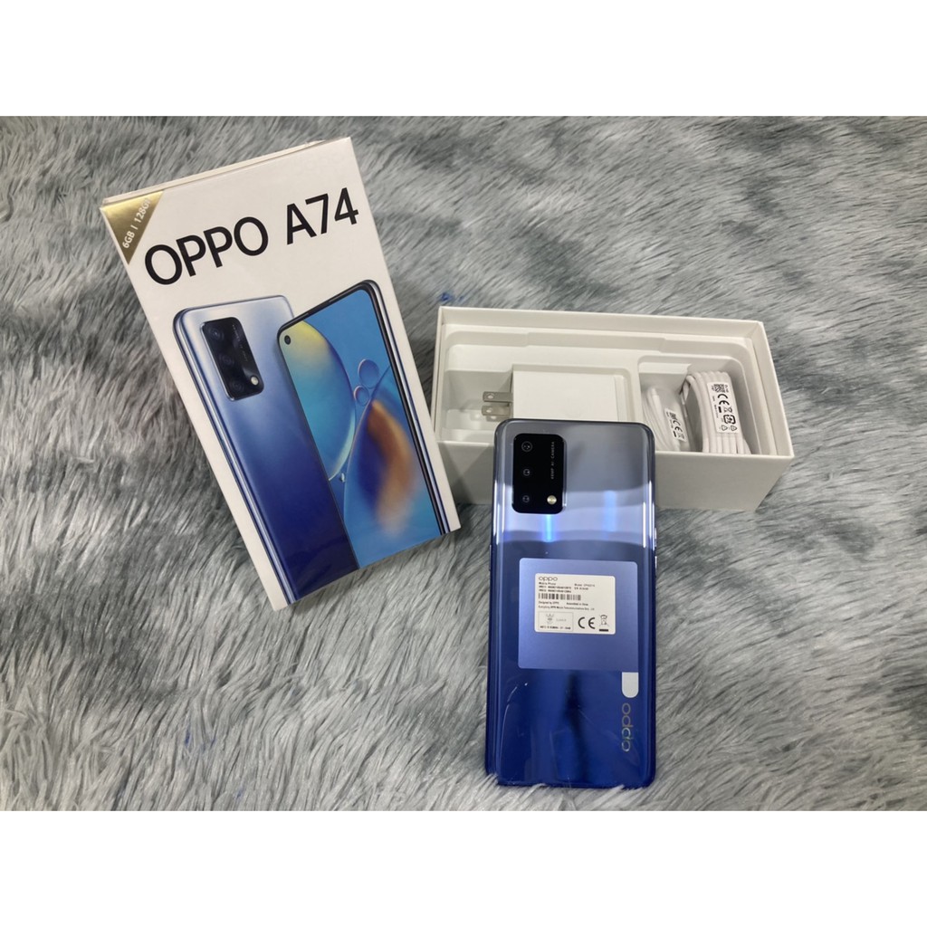 OPPO A74 4G (6/128GB) แบตเตอรี่ 5,000 mAh รองรับชาร์จไว 33W โทรศัพท์มือถือ
