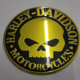 Pate Harley Dividson งาน อลูมิเนียม บาง 9 cm