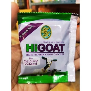 HiGOAT 🐐นมแพะผงพร้อมชง ของแท้ 100% กล่องละ 15 ซองๆละ 21กรัม