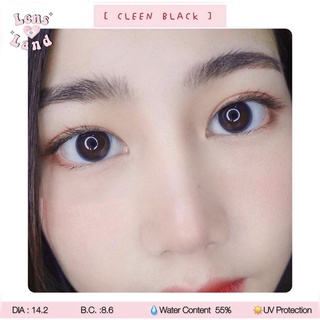 คอนแทคเลนส์รายเดือน รุ่น Cleen Black bylensland