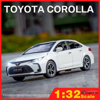 โมเดลรถยนต์ Toyota Corolla ขนาด 1:32 ของเล่นสําหรับเด็กผู้ชาย