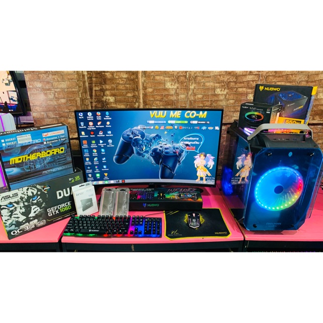 คอมพิวเตอร์ คอมเล่นเกม คอมประกอบ ครบชุด ชุดคอม เล่นเกมหนักๆสบายๆไว้สำหรับ สตรีม GTA V PUBG Steam อื่