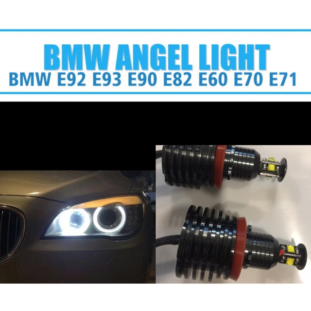 BMW angel eyes H8 CREE LED halo light E82 E90 E92 E60 E61 E63 X6