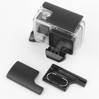 คลิปล็อคพลาสติกกันน้ํา 2 ชิ้นสําหรับ Gopro Hero 3 + Hero 4