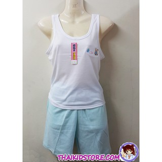 เสื้อทับใน เสื้อซับใน สีขาว ทรงเสื้อกล้าม มีลายปักอกการ์ตูน Size M-F-L-XL ผู้หญิง เด็ก-ผู้ใหญ่ ใหม่