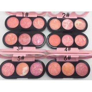 AAC color blusher มี 6 เบอร์ (มีรูป) สีสวย ราคาประหยัด เครื่องสำอางออกใหม่ บลัชออนรุ่นใหม่