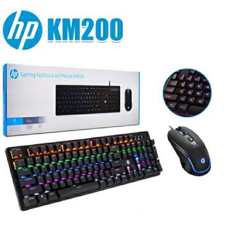 HP GAMING KEYBOARD AND MOUSE KM200 LED Back Ligth