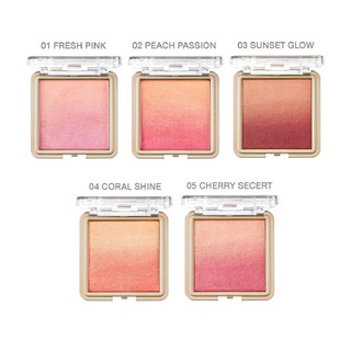 CUTE PRESS ที่ปัดแก้ม NONSTOP BEAUTY OMBRE BLUSH