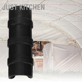 [คลังสินค้าใส] Just Kitchen 50PCS Black Greenhouse Frame Pipe Tube and Film Clip Clamp Connector Kit Garden Tool