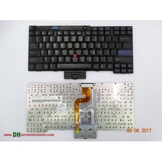 Keyboard Lenovo IBM ThinkPad X200  สีดำ (ภาษาไทย-อังกฤษ)