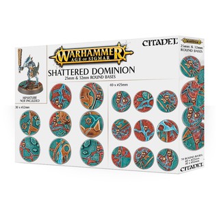 Warhammer AOS: Citadel: SHATTERED DOMINION 25 &amp; 32MM ROUND