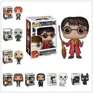 Funko Pop Harry Potter 01 08 Luna 14 Hermione Voldemort Dobby 17 Snape โมเดลตุ๊กตาไวนิล ของเล่นสําหรับเด็ก