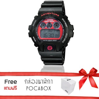 US Submarine นาฬิกาข้อมือ สายยาง Digital รุ่น MN.TP1279M - สีดำ/แดง