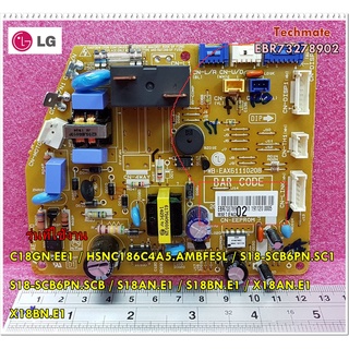 อะไหล่ของแท้/เมนบอร์ดแอร์แอลจี/LG/EBR73278902/ใช้กับรุ่น/C18GN.EE1 :HSNC186C4A5.AMBFESL :S18-SCB6PN.SC1 :S18-SCB6PN.SCB