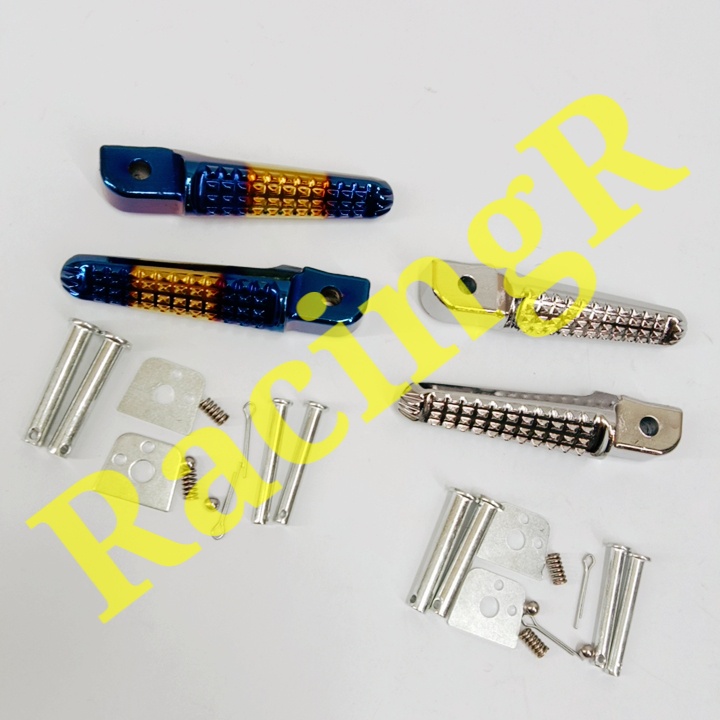 ด้านหลัง FOOTREST L/R ชุดไทเทเนียมโลหะผสม YAMAHA LC135 4S 5S V1 V2 - V6 NVX SRL115 Y15 Y125Z Y125 FZ