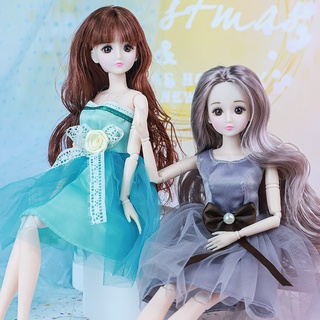 ตุ๊กตาเจ้าหญิง ขยับได้ 1/6 Bjd 26 ข้อต่อ ขนาด 30 ซม. สีขาว อุปกรณ์เสริม สําหรับเด็กผู้หญิง