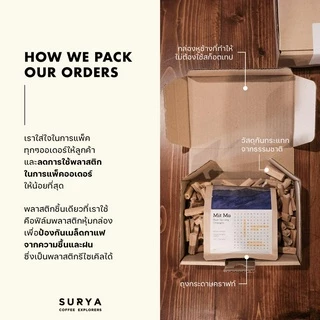 SURYA Coffee Explorers เมล็ดกาแฟ DARK