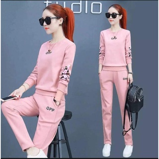 เสื้อแฟชั่น เชตขายาว แขนยาว น่ารักๆ สีหวาน สีสันสวยงาม ห้ามพลาด รหัส 2206-C19