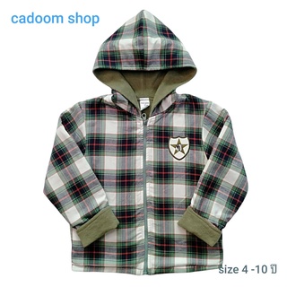 Cadoom Shop เสื้อแจ็คเก็ตเด็ก เสื้อกันหนาวเด็กชาย เสื้อฮู้ดกันหนาว ผ้าหนานุ่ม ใส่แล้วอบอุ่น