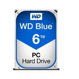 WD HARDDISK DESKTOP HDD WD 6TB BLUE 5400RPM Model : WD60EZAZ-3YEAR