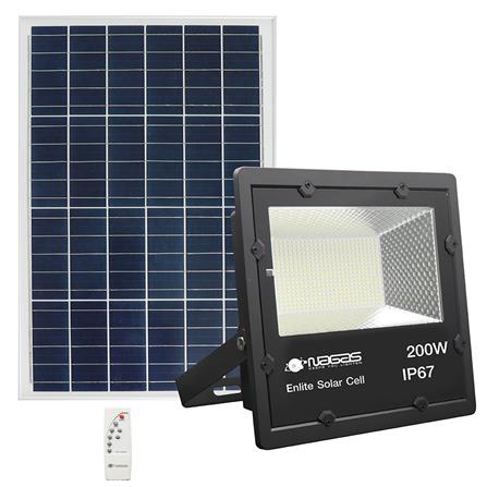 [พร้อมส่ง] HomeDoDee ไฟสปอตไลท์ SOLAR NAGAS ENLITE 200 วัตต์ DAYLIGHT ไฟ Solar Cell โซลาเซลล์