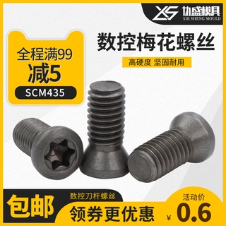 {สกรู 12.9 เกรด CNC Torx สกรูมิลลิ่งใบมีดเครื่องมือตัดก้านดิสก์ CNC ประมวลผลกลาง M2.5M3M3.5M4