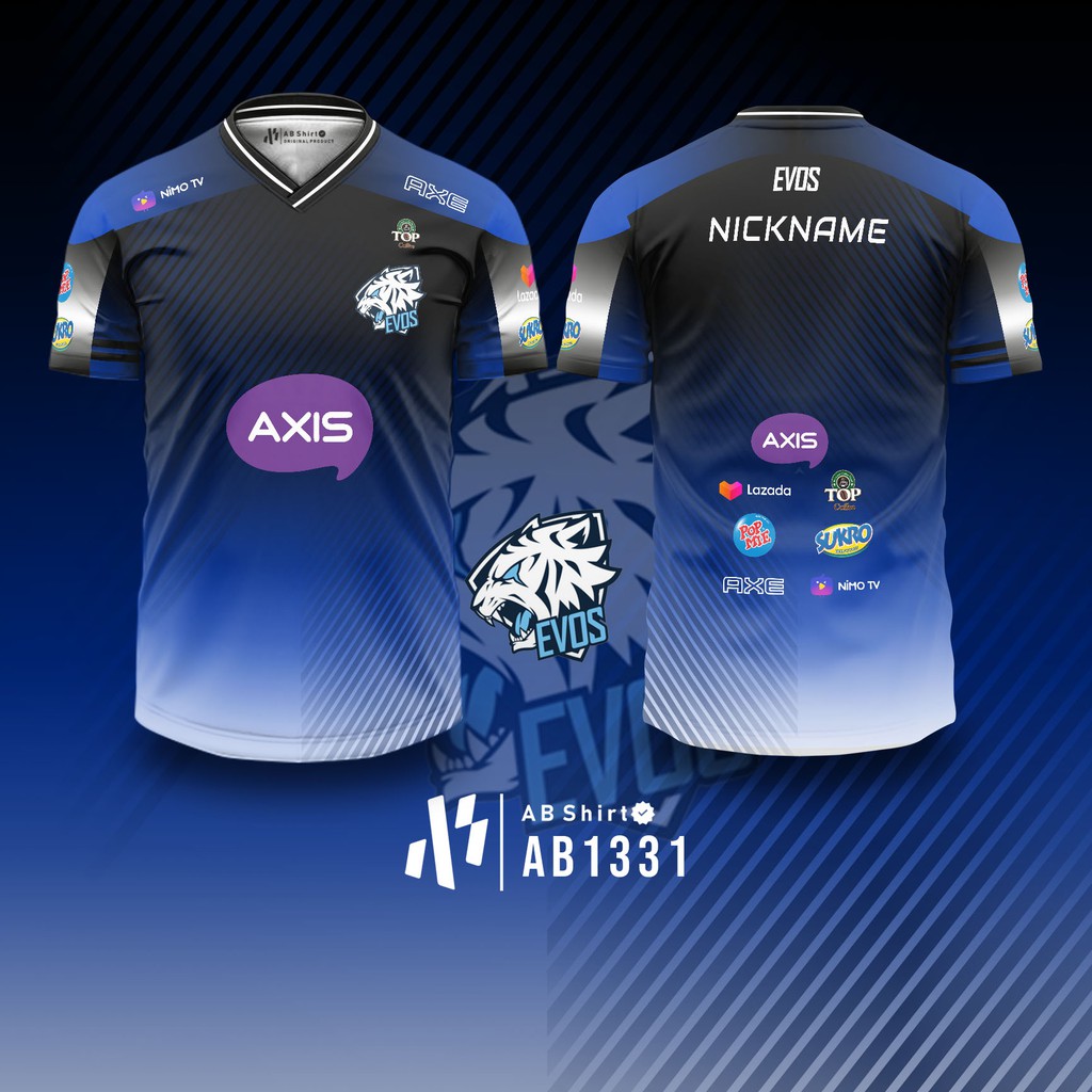 เสื้อแข่ง EVOS 2020 ESPORT ใหม่ล่าสุด