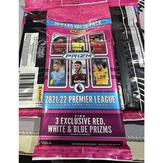 พร้อมส่ง !!! 2021/22 Panini Prizm Premier League EPL Soccer Jumbo Value Pack (1 ซอง)