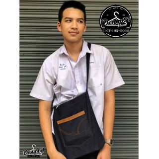 กระเป๋ายีนส์วินเทจ กระเป๋าสะพาย กระเป๋านอกและใน denim51
