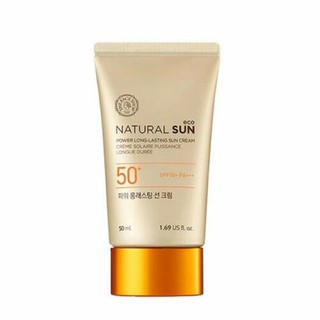 The FACE SHOP Natural Sun Eco Power ครีมกันแดดติดทนนาน 50 มล. SPF50 + / PA +++