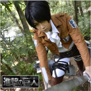 ❁◑◊เสื้อแจ็คเก็ตคอสเพลย์ Attack on Titan（ขายล่วงหน้า）