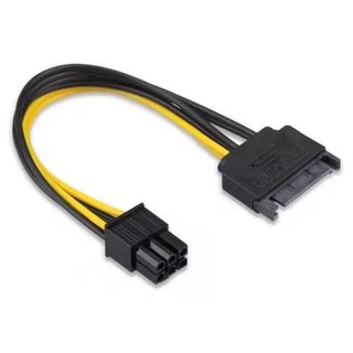 สายแปลง SATA6PIN/SATA(M,ผู้)/6PIN(F,เมีย) สายอย่างดีมีคุณภาพ