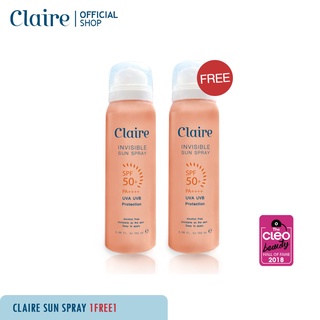 Claire Invisible Sun Spray Buy 1 Get 1