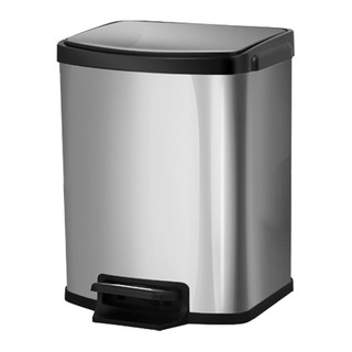 ถังขยะสแตนเลส ฝาปิดแบบ Soft Close - SQUARE DUSTBIN STAINLESS STEEL WITH PLASTIC INNERBIN