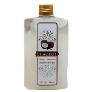 Chaokoh Virgin Coconut Oil 400ml  ชาวเกาะน้ำมันมะพร้าวบริสุทธิ์ 400 มล