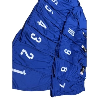 BLUE กางเกงกีฬาขาสั้น กางเกงบอล ผ้านุ่มลื่น ใส่เล่นฟุตบอล ระบายเหงื่อ