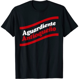 คอลูกเรือเสื้อยืดคอกลมAguardiente Paisa For Colombiano ปลอกคอ ผ้าฝ้าย คอกลม คุณภาพดี แฟชั่นฤดูร้อน สําหรับผู้ชายผ้าฝ้ายแ