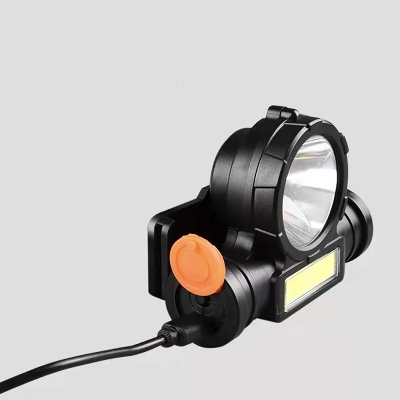 ไฟหน้า LED มัลติฟังก์ชั่น USB ที่แข็งแกร่งแสงชาร์จไฟฉุกเฉินกลางแจ้งติดหัวไฟฉายกันน้ำซังพร้อมแม่เหล็ก - รูปที่ 4