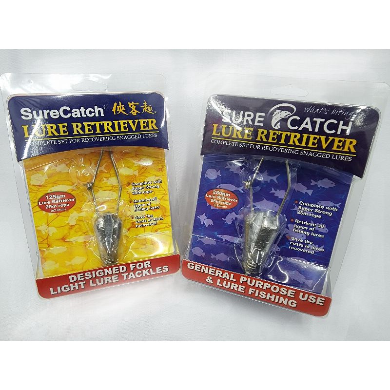 Surecatch LURE RETRIEVER WITH 25M STRONG ROPE PENYELAMAT UMPAN CASTING