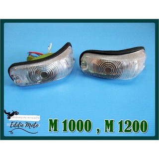 MAZDA M1000 M1200 FRONT BUMPER LAMP "CLEAR" LH&amp;RH SET // ไฟหรี่กันชนคู่หน้าซ้าย/ขวา ชนิดใส สินค้าคุณภาพดี