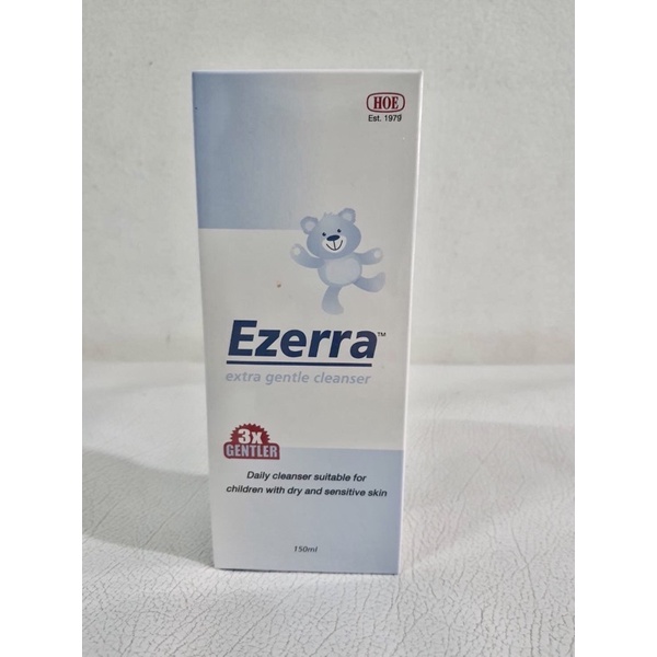 Ezerra cleanser ครีมอาบน้ำเด็ก อีเซอร์ร่า เอ๊กซ์ตร้า exp.11/25