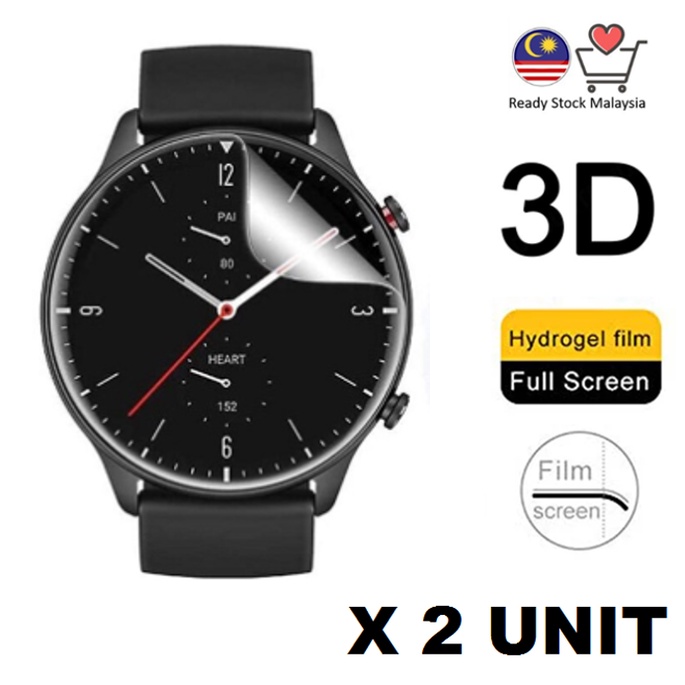 3D Garmin Watch Venu / Venu 2 / S / 2S Plus ฟิล์มกันรอยหน้าจอ Hydrogel Clear/Matte/Blueray/ความเป็นส