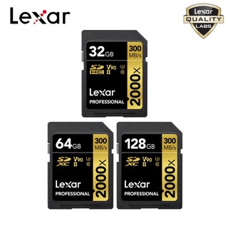 Lexar อะแดปเตอร์การ์ดหน่วยความจํา SDXC UHS-I 633x 128GB 64GB 32GB