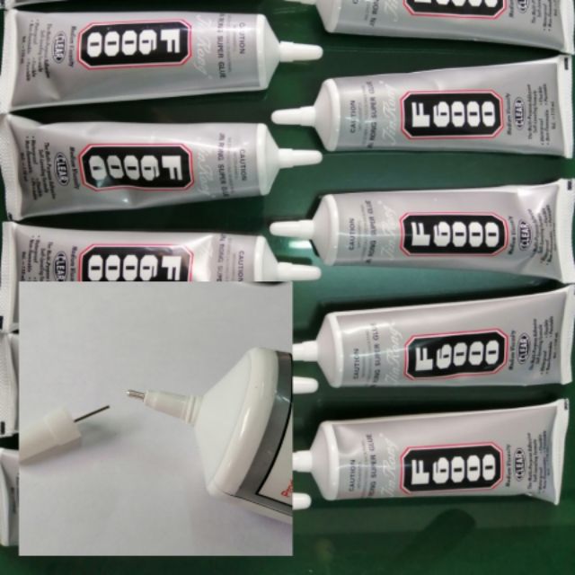 กาวF6000 หัวเข็มติดง่ายมาก