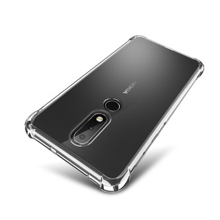 Nokia 6.1 Plus / X6 เคสใส ยางซิลิโคนนิ่ม TPU กันชน